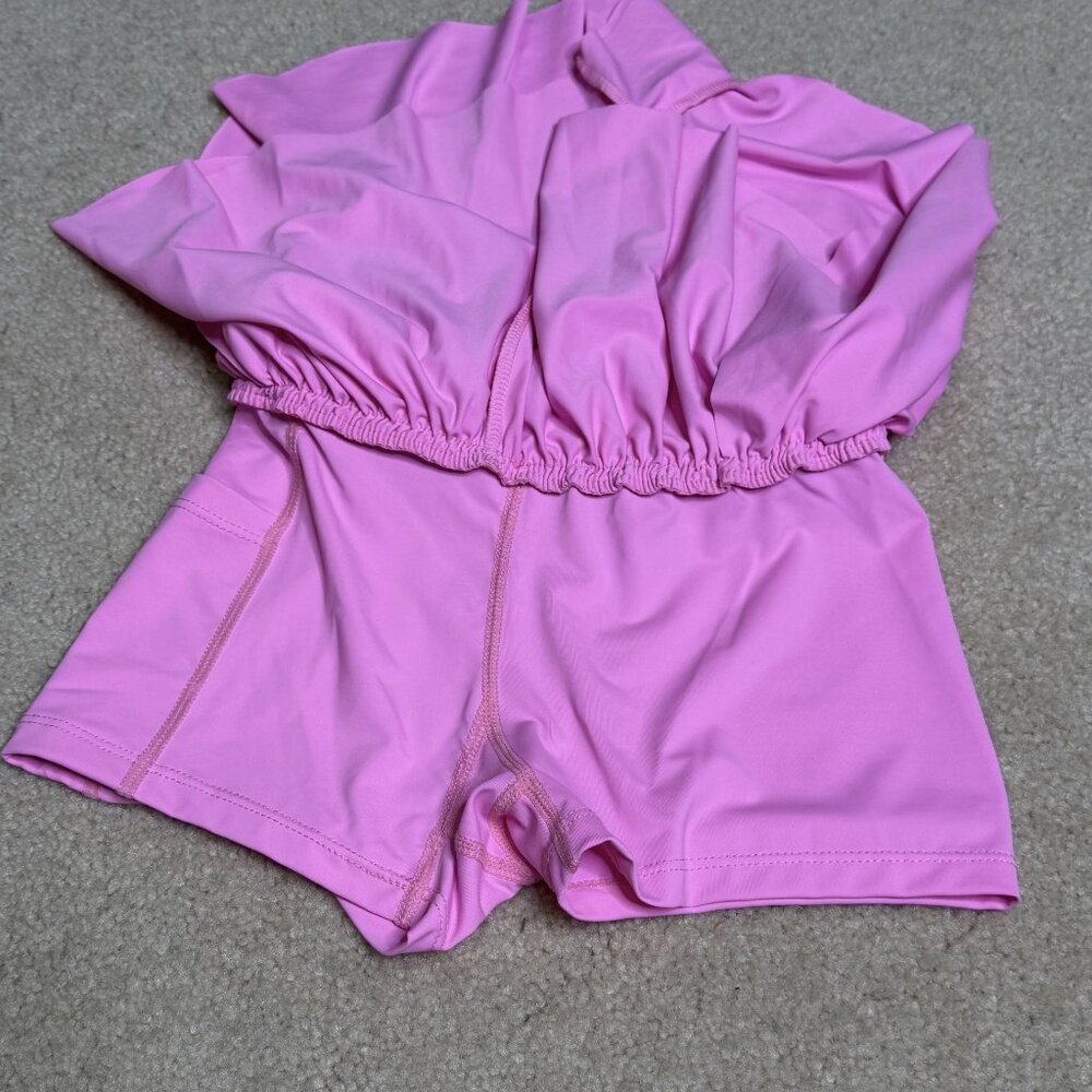 NWOT - Ghteas - Girls Flowy Athletic Drawstring Shorts w/ Pocket - Size Youth S - Picture 3 of 4